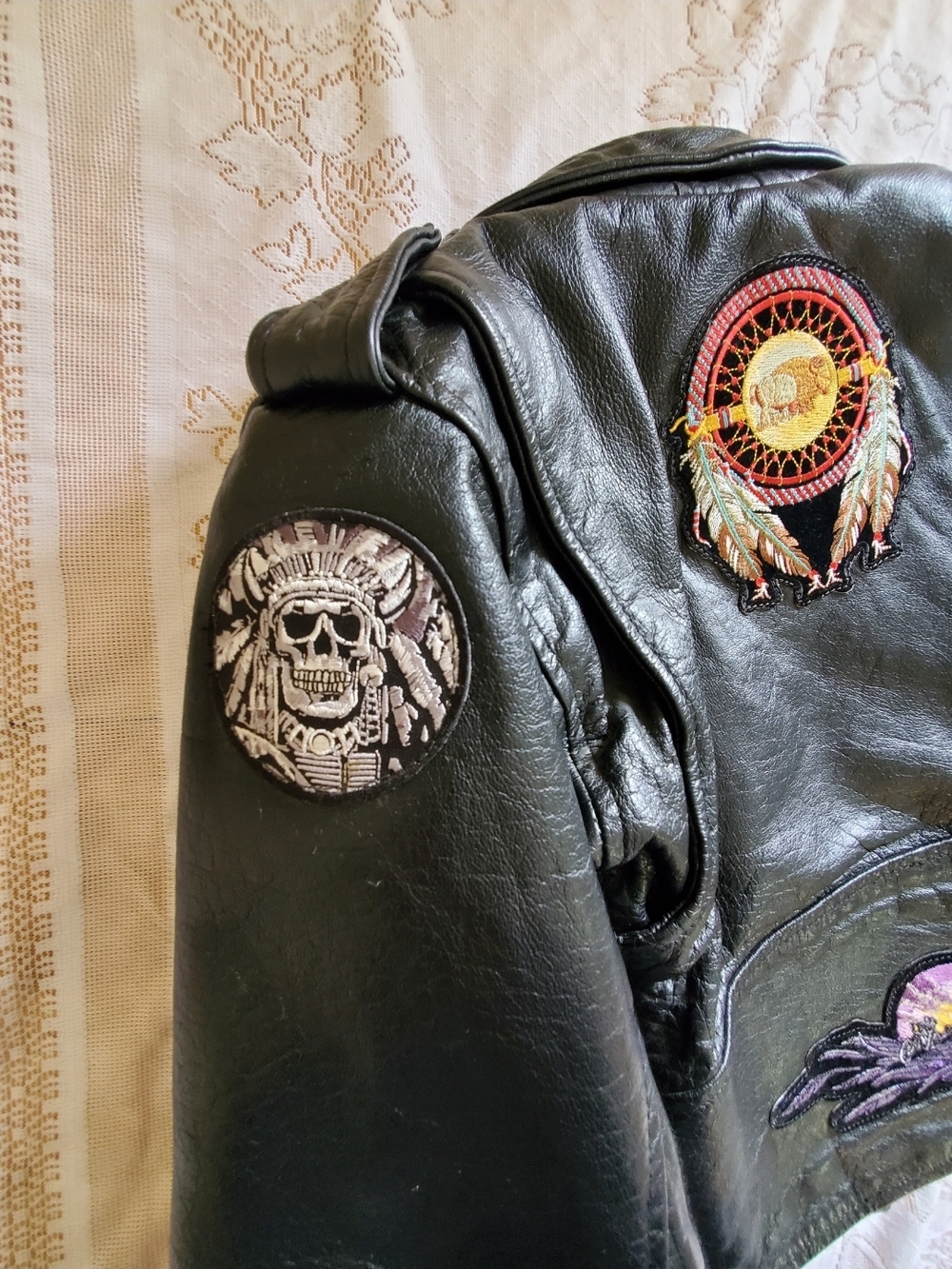 Vintage 'BikersLeather Stuff Women's Jacket - Picture 5 of 6